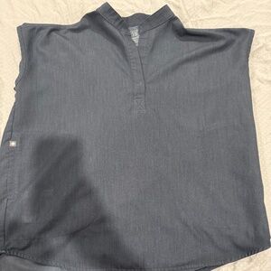 Figs Denim small Rafaela top